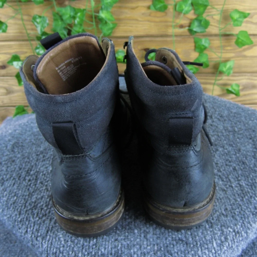 Rodd & Gunn Dunedin Military Black Leather Ankle Boots EUR‎ 43 Men's
